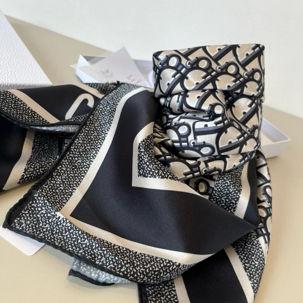 DIOR Oblique Monogram Silk Scarf